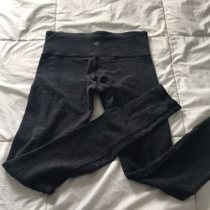 Lululemon Heather Grey Cotton Leggings